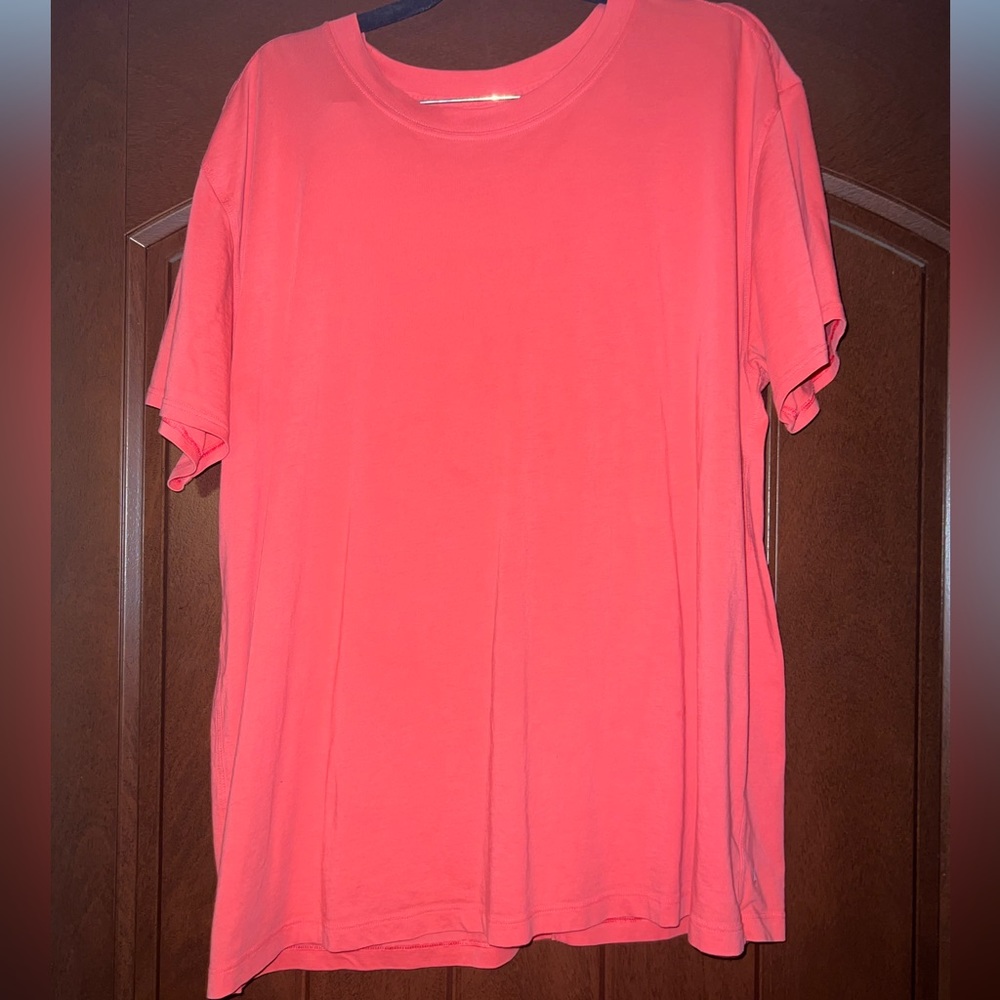 lululemon All Yours Tee Raspberry Cream size 12